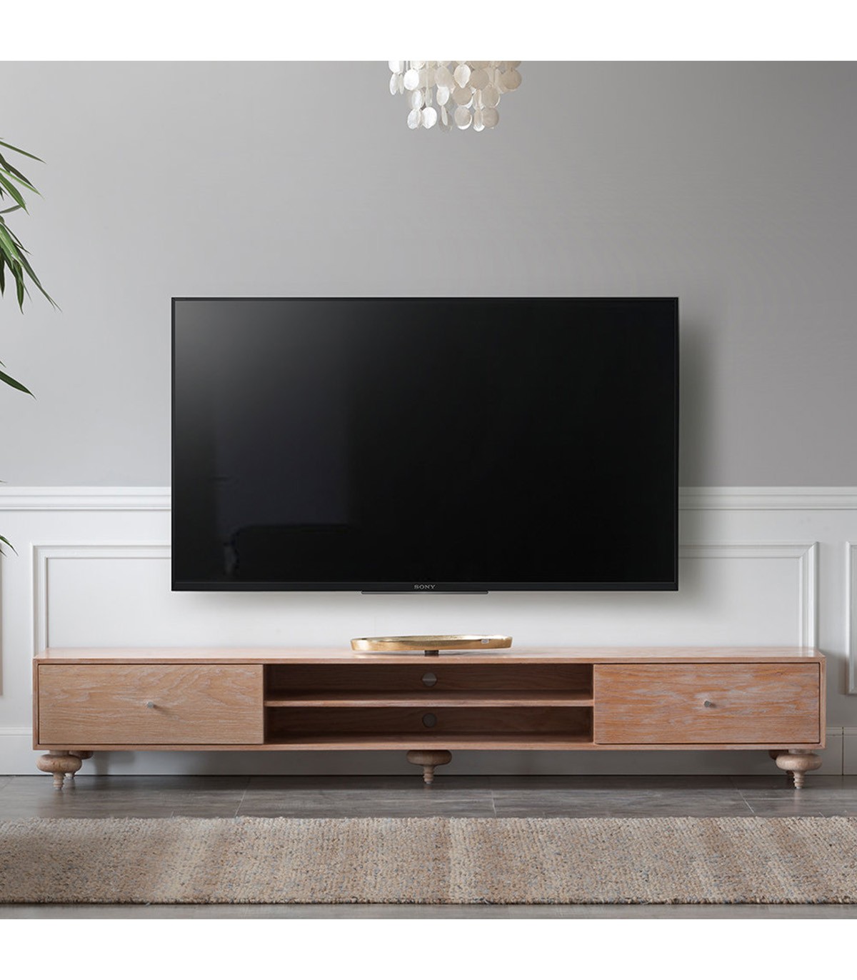 میز تلویزیون چوبی مدرن مدل LARISA