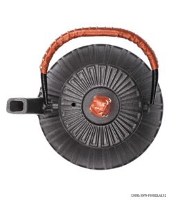 قوری چدنی با پایه و شمع مدل FIORELA