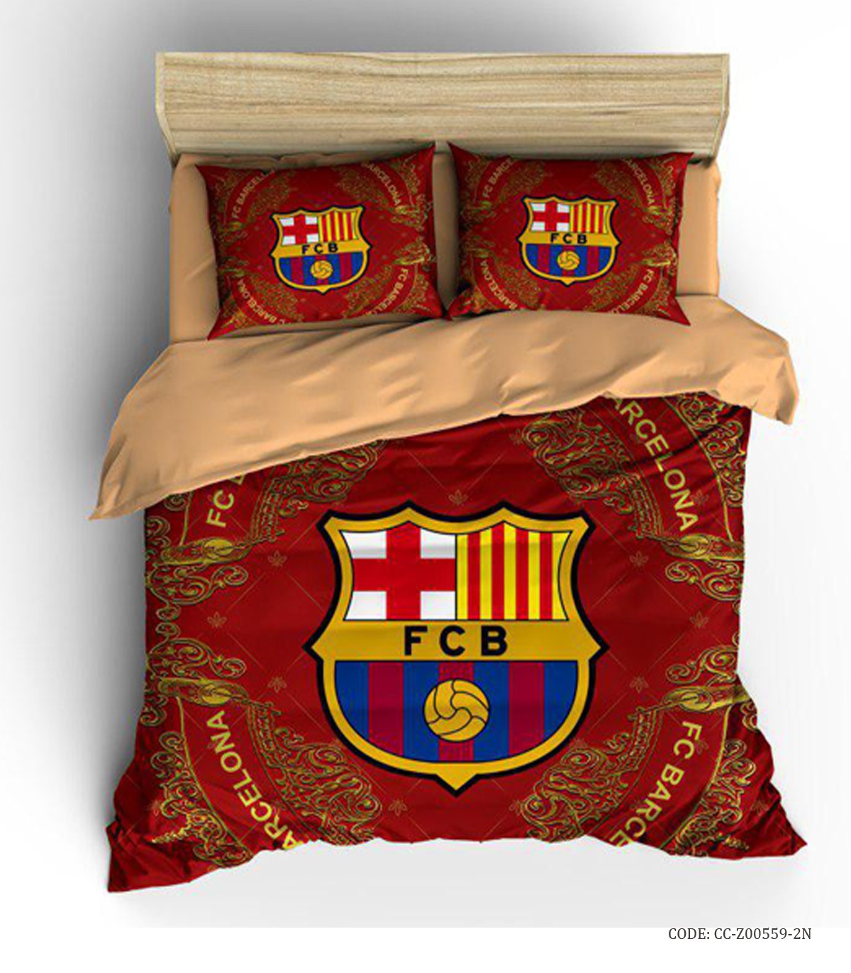 ست روتختی و لحاف دوختدار دو نفره مدل barcelona