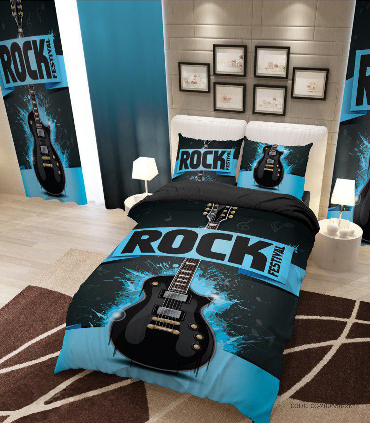 ست روتختی پسرانه یک نفره مدل ROCK