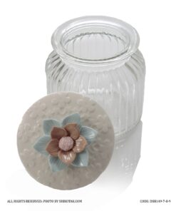 بانکه در سرامیکی گل برجسته میخک