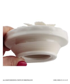 بانکه در سرامیکی با گل برجسته مدل غنچه 3سایز