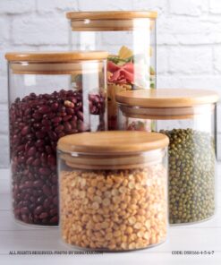 بانکه شیشه ای در بامبو 4 سایز