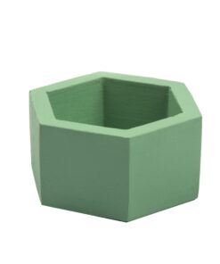گلدان سنگی 6 ضلعی کوچک طرح dco9