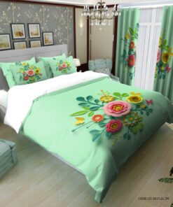 سرویس روتختی دو نفره و یک نفره طرح گل مدل چیچک