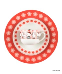 سرویس غذا خوری چینی کودک زرین طرح کیتی