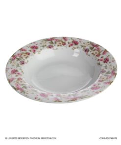 بشقاب خورشت خوری چینی ست 6 عددی طرح رزیتا