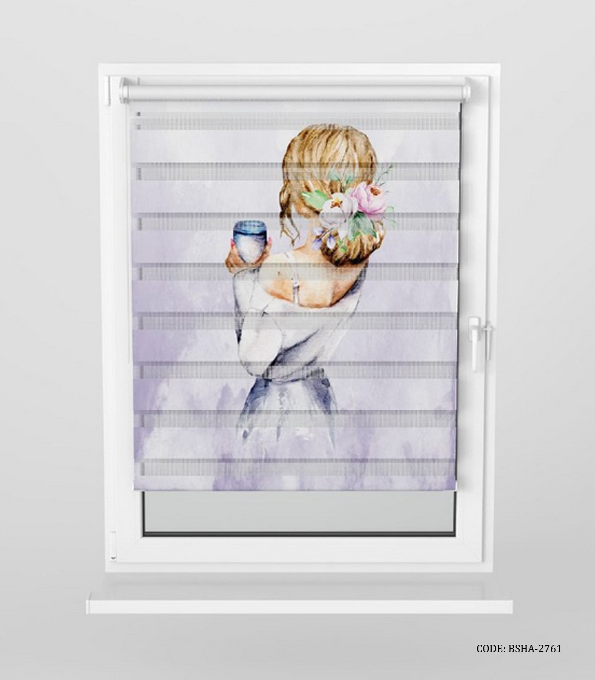 پرده زبرا اتاق کودک دخترانه مدل Girl's World