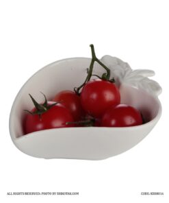 کاسه زیتون خوری سه عددی سرامیکی طرح توت فرنگی