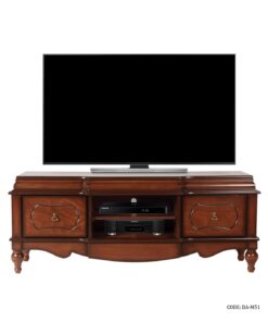 میز تلویزیون چوبی کلاسیک کشودار طول 150 مدل M51