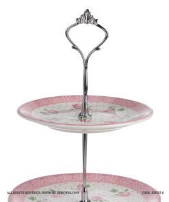 شیرینی خوری سه طبقه مدل فلورا