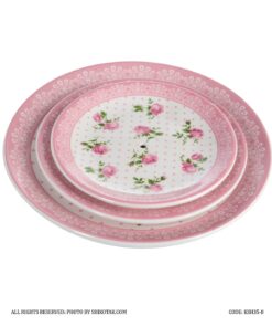 شیرینی خوری سه طبقه مدل فلورا