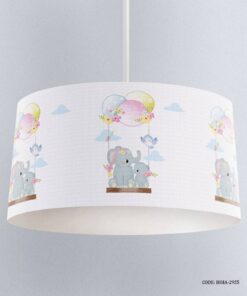 لوستر اتاق کودک دخترانه طرح فیل مدل Cute Elephant