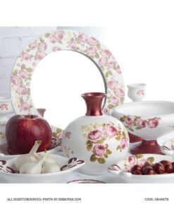 ست هفت سین طرح دو گل با آینه گرد