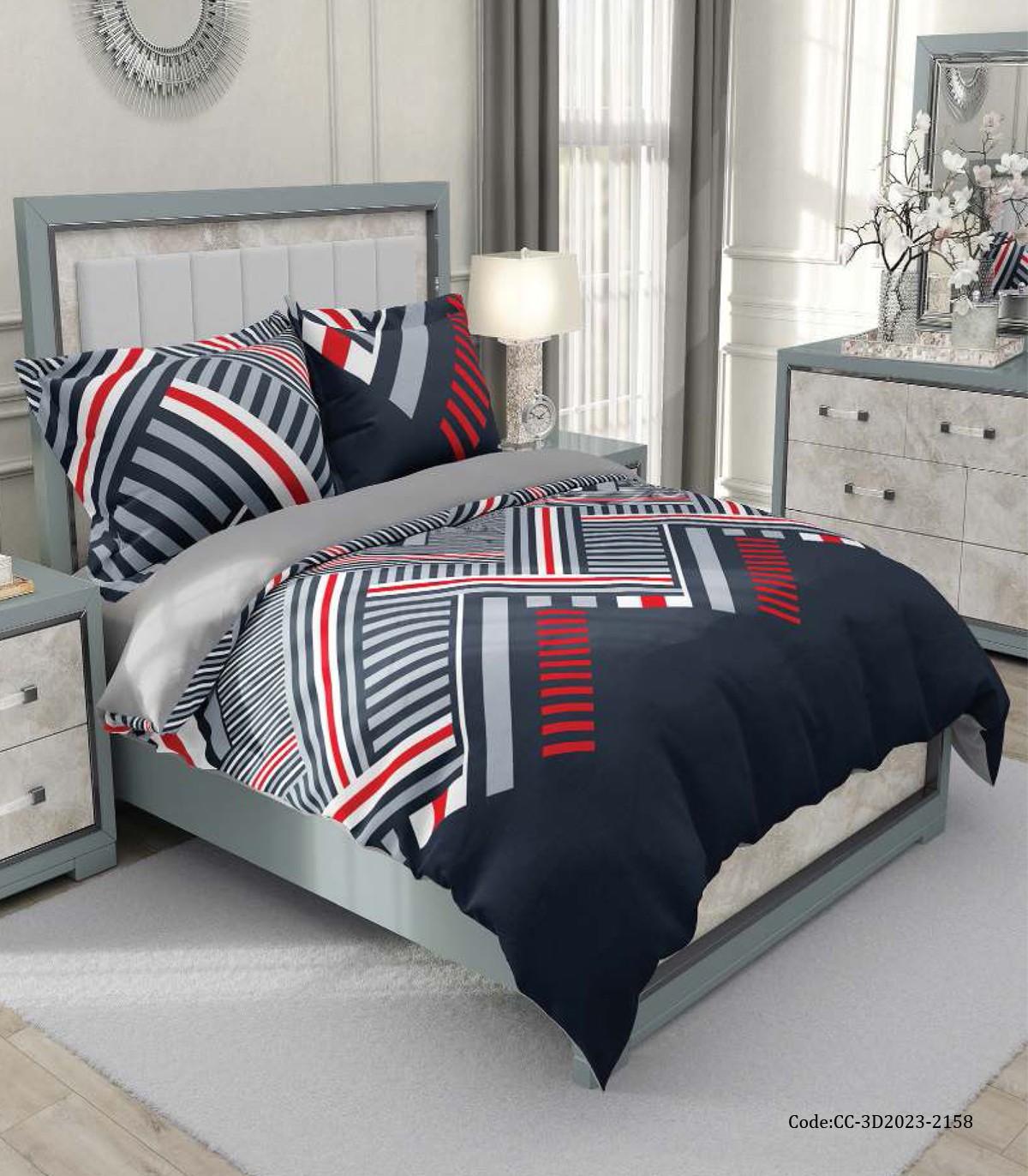 سرویس لحاف روتختی دونفره اسپرت مدل هدیه