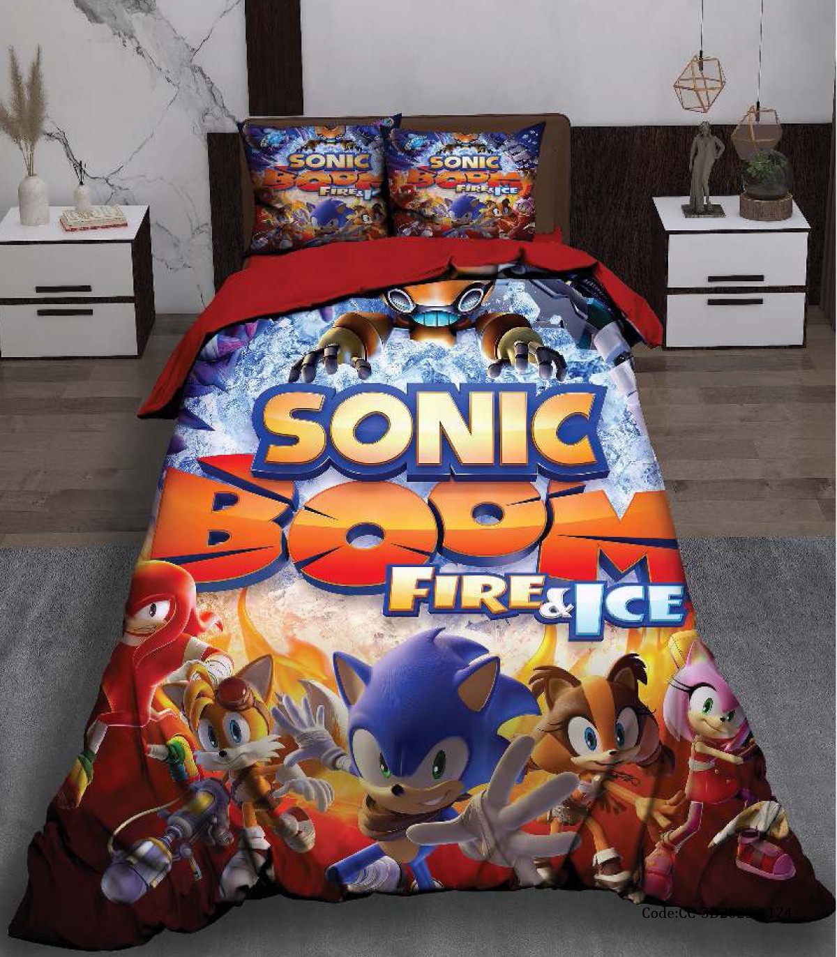 روتختی کودک پسرانه طرح انیمیشن Sonic