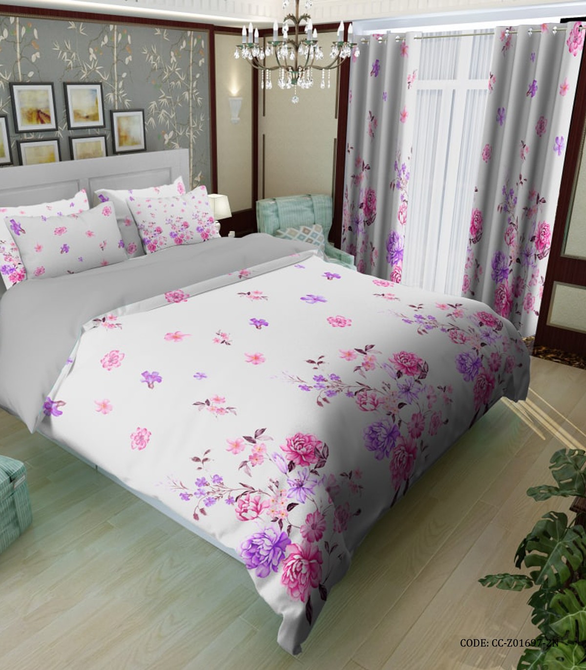 سرویس روتختی گلدار مدل آوات