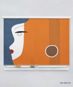 پرده شید اتاق دخترانه طرح نیمرخ مدل Sideview