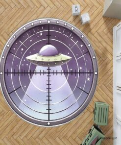 فرش اتاق  پسرانه طرح  ادم فضایی مدلalien