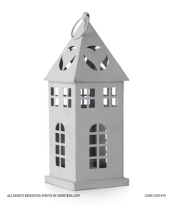 فانوس فلزی تزئینی طرح خانه