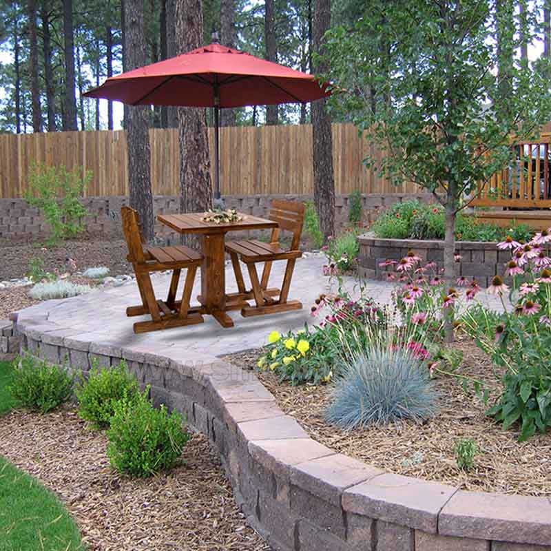 میز ناهارخوری دو نفره چوبی مستطیل سری 402