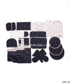 ست کامل 22 تکه پارچه ای آشپزخانه طرح Glass