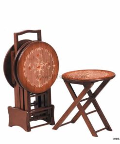 میز عسلی تاشو چوبی سری 67