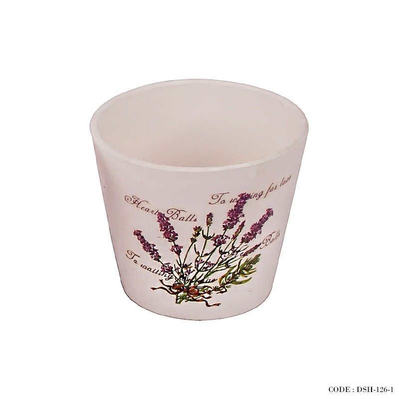 گلدان گل سفالی کوچک سری f