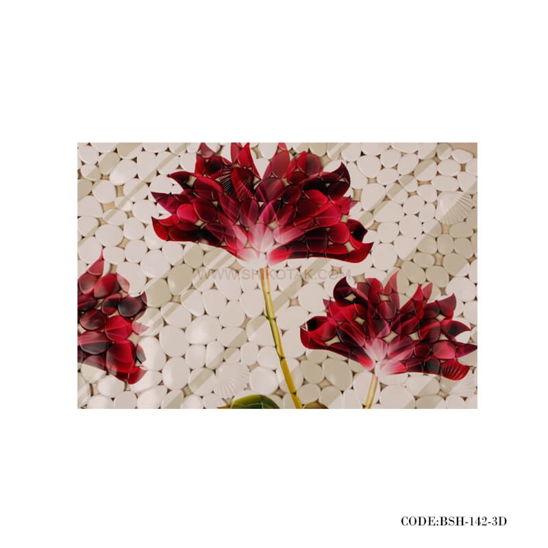 پادری پلاستیکی سرویس بهداشتی طرح میخک