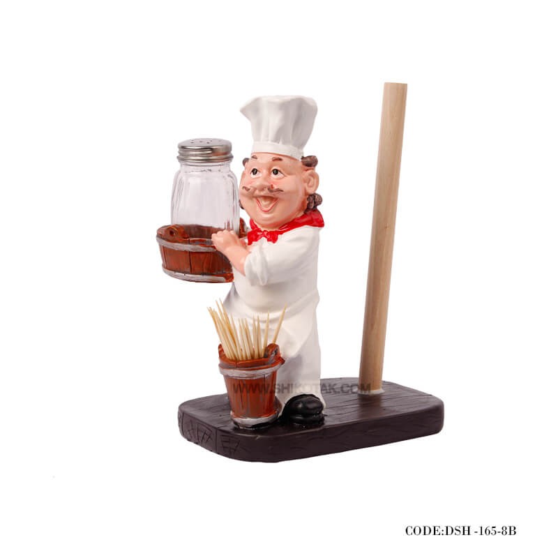 ست جادستمالی و جاخلالی آشپز سبد دار