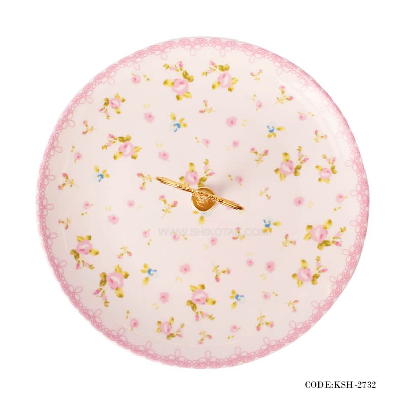 شیرینی خوری چینی دو طبقه طرح گلگلی